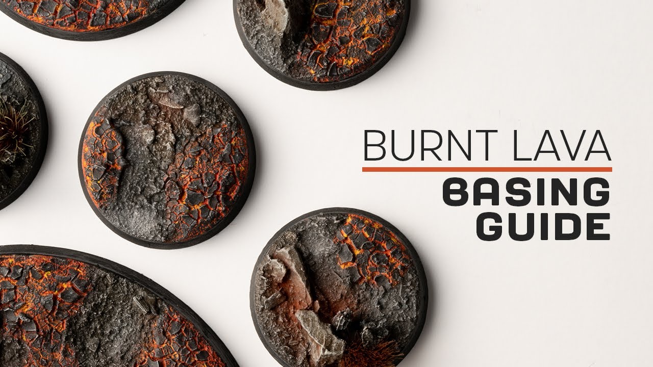 Tutorial: Basing with Vallejo Black Lava texture paint » Tale of