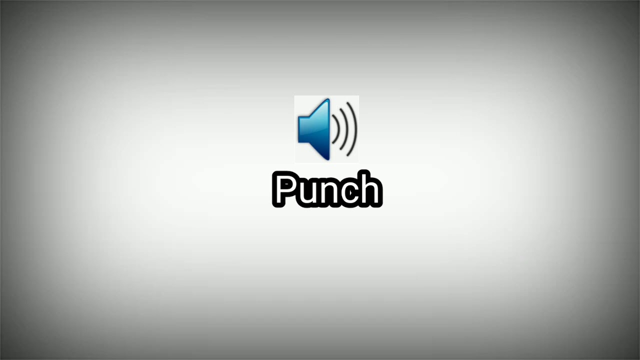 Punch sound effect YouTube