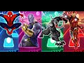Tiles Hop EDM Rush - Spider Man VS Thanos VS Venom VS Iron Man (Marvel)
