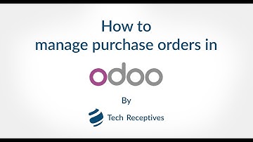 How to Manage Purchase Order in Odoo