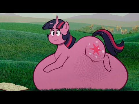 Видео: Заклинание раздувания Твайлайт Спаркл - анимация my little pony