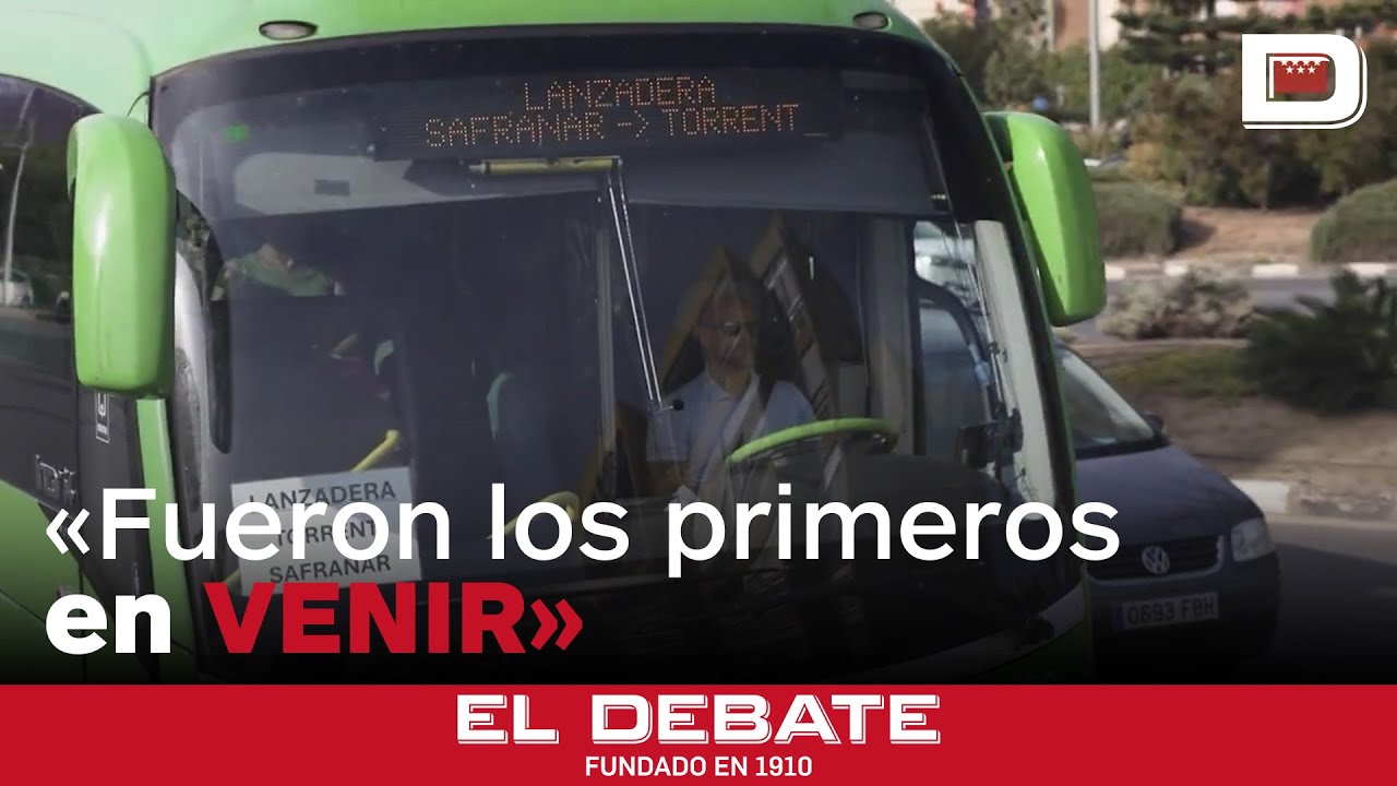 El emotivo vídeo de agradecimiento de afectados de la dana a los conductores madrileños de autobús