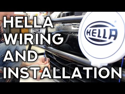 How To Install Hella Lights (Wiring and Mounting)