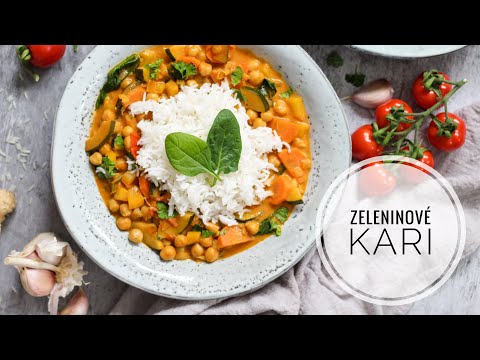 Video: Horký Zeleninový Salát S Kuřecím Kari