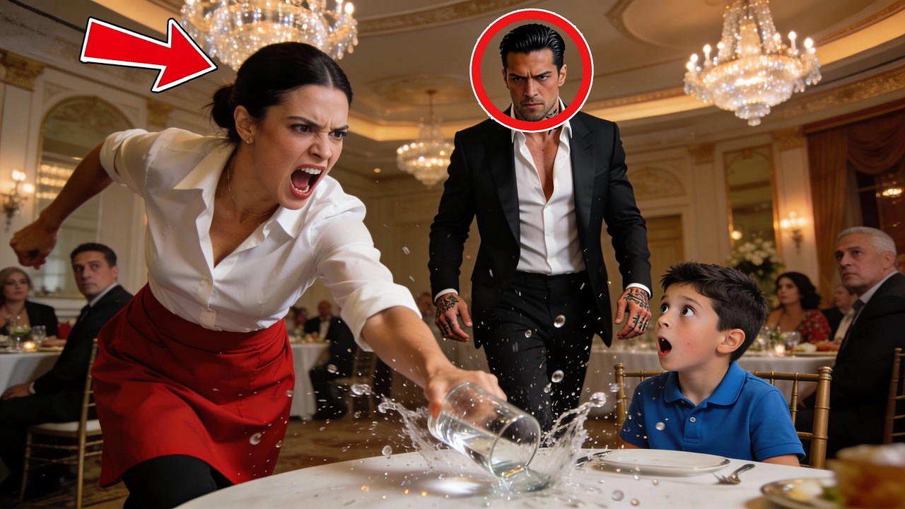 “Your Fiance Put Something In Your Son's Drink” Waitress Screams — The Mafia Boss Reacts Immediately