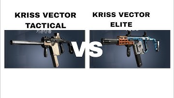 Dead Trigger 2 weapon comparison :  KRISS VECTOR TACTICAL vs  KRISS VECTOR ELITE  with missions only