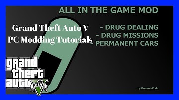 PC Modding Tutorial: Installing & Gameplay Drug Dealing Mission & Save Vehicle Mod #39