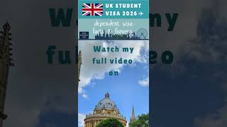 UK #student dependent visa costs in 2026 - facts &amp; figures | #shorts