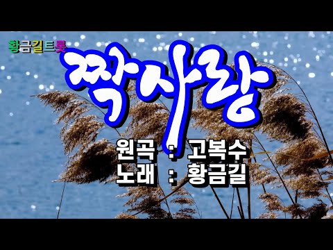 [Cover]  황금길 - 짝사랑  (원곡 /고복수) 영상가사