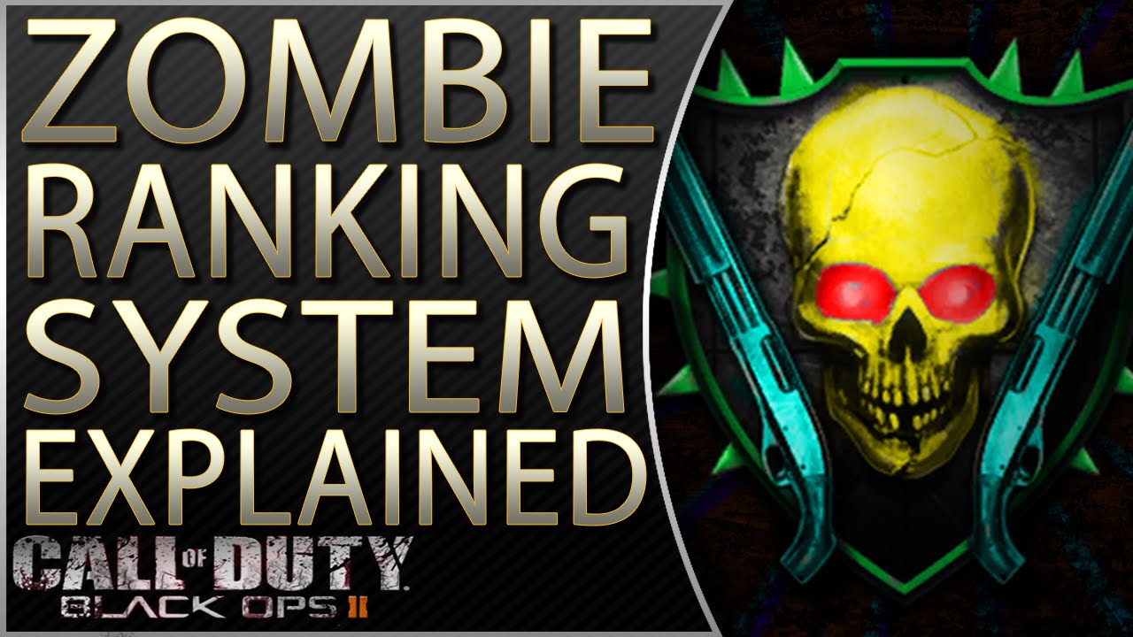 Zombie Storyline | Black Ops 2 Zombies Ranking System Explained | How Zombie Ranking Works - YouTube