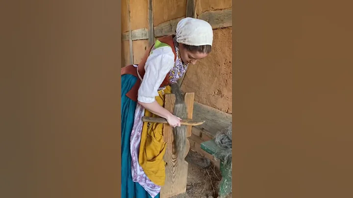 All of the steps for processing #flax. #linen #livinghistory #museum #historic #textiles - DayDayNews