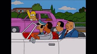 Homer gives the Brothers the Black Power salute - 11 May 2003 - S14E20