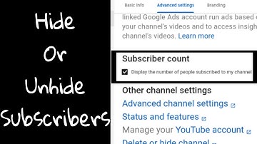 How to Hide and Unhide Subscribers in Youtube Beta Studio