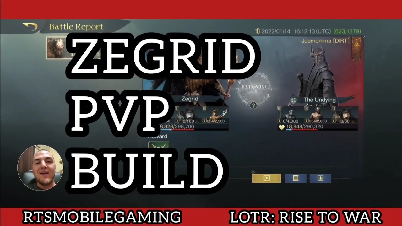Zegrid PvP Build - Loremaester - LOTR: Rise to War - YouTube