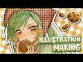 【イラストメイキング】初音ミクを描きましたクッキーメイク#fypシ #イラストメイキング #クッキーメイク #hatsunemiku #初音ミク #ilustracion #asmr 