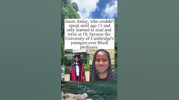 Jason Arday became the University of Cambridge
