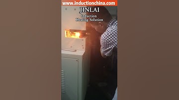 🔥Bolts / Threaded Rod Automatic Hot Forging - JL-60KW Induction Heating Machine Induction Heater