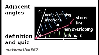 Adjacent angles