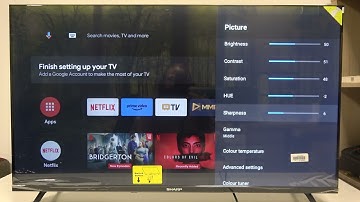 How to Adjust Sharpness Level on Sharp Smart TV 40FH7EA
