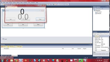 How to Make A StopWatch in Visual Basic 2010