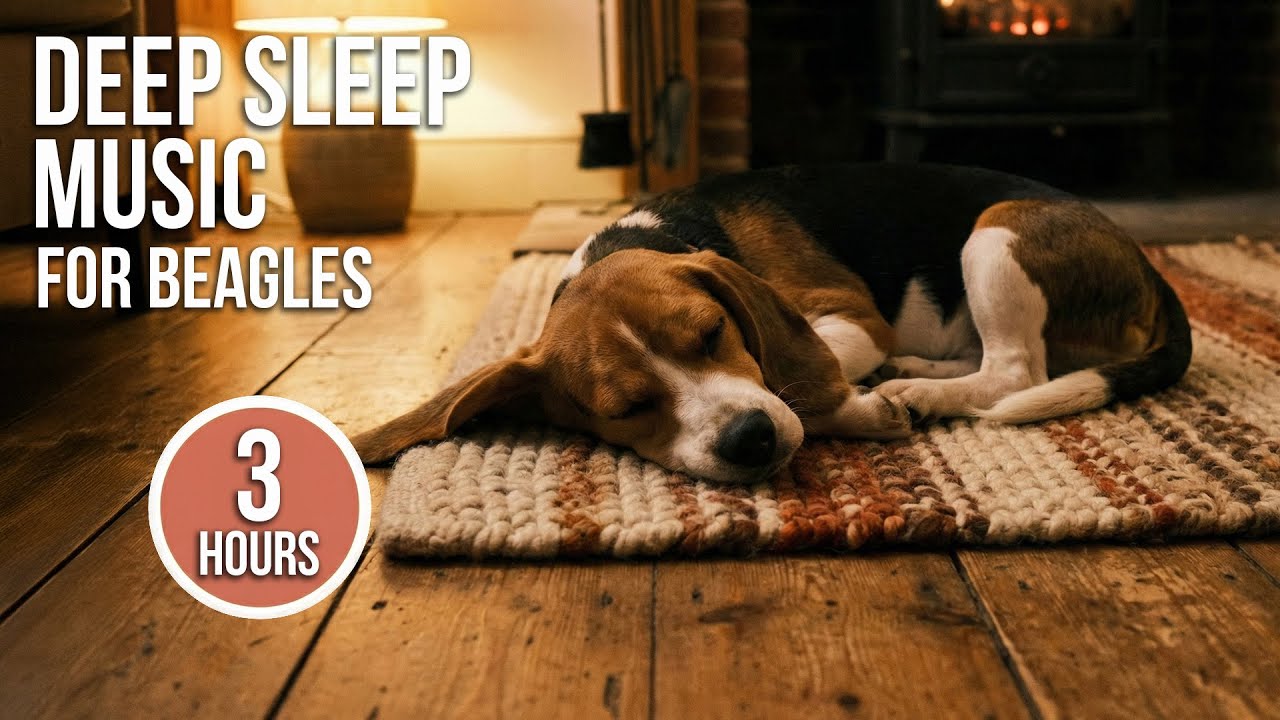 Calming Music for Beagles 🐶 Stop Howling & Separation Anxiety (3 Hours ...