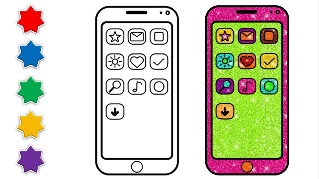 Mobile Phone Drawing How To Draw Phone Smartphone Apps 