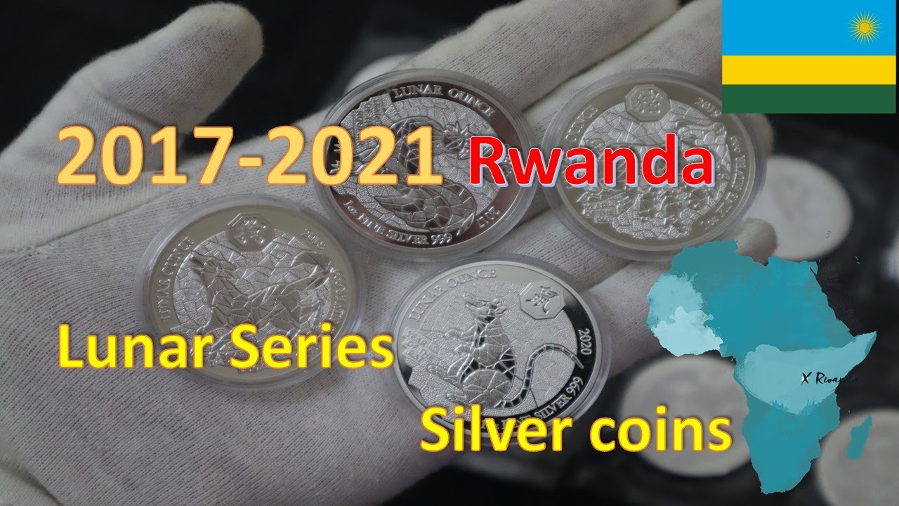VC EP55 - 2017-2021 Rwanda Lunar Silver coins (2022 Lunar Tiger silver coin just announced)