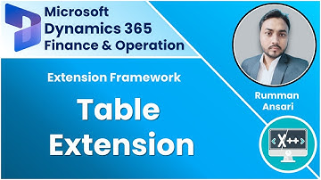 How to create an Extension of a Table in D365 F&O