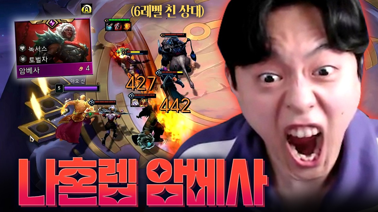 6레벨로도 막을 수가 없는 레전드 나혼렙 암베사