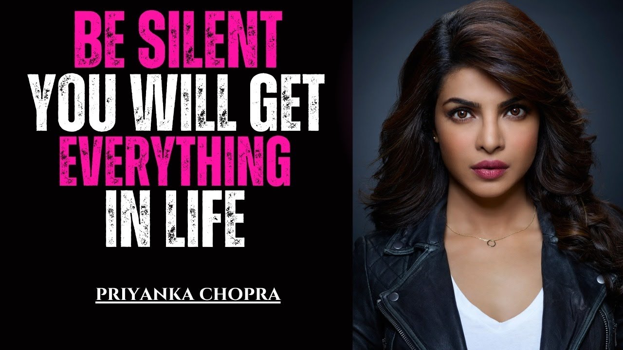 Silence Is Power – Priyanka Chopra’s Secret to Inner Strength