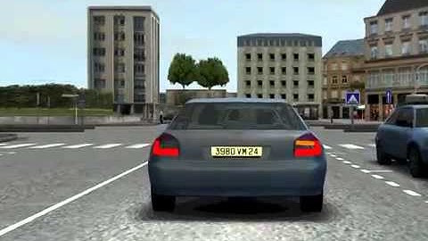 SCANeR scenario pedestrian crossing City