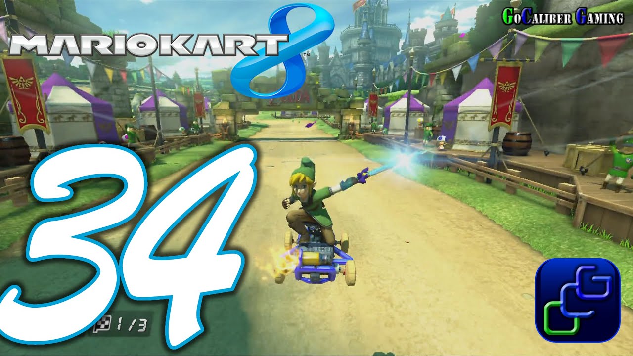 MARIO KART 8 Walkthrough Part 34 Single Player, Grand Prix, 50cc