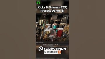 EZDrummer 3 Kicks & Snares (EZX) Presets Demo 🔥#iamshane #thisismeph #toontrack #ezdrummer3 #drumvst