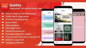 Quotey – Image Quotes, Text Quotes & Quotes Maker App || Android Studio Source Code Free Download