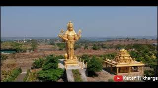 30 Ft Tall Laxmi Kuber Statue | Sinnar - Ghoti Road | Drone Footage