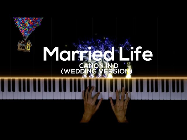 Married Life Up x Canon in D (Wedding Version) | Piano Cover by Gerard Chua class=