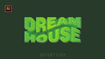 How To Make A 3D Text Effect : Adobe Illustrator Tutorial