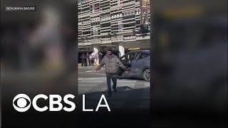 Man charged with threatening couple in Santa Monica dog attack