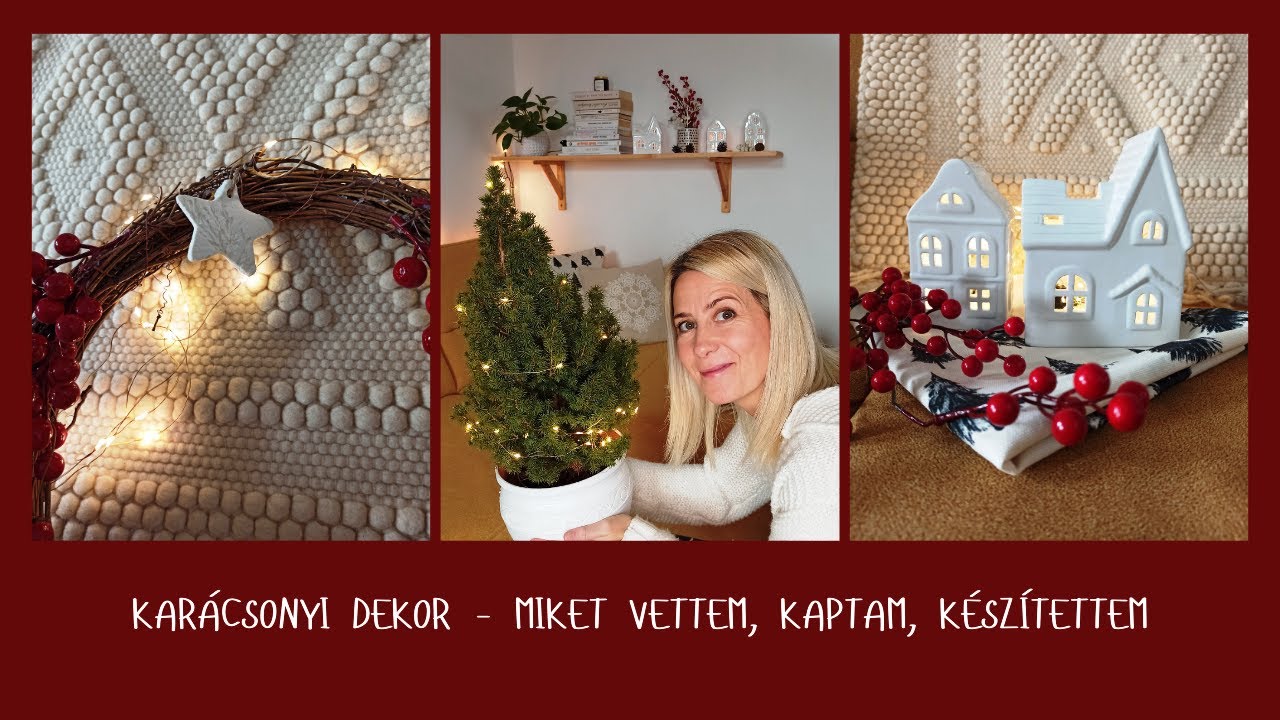 Karácsonyi dekor | miket vettem, kaptam, készítettem | Schindler Ildi