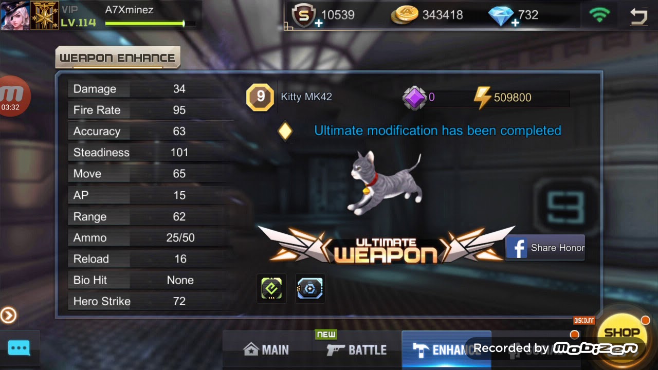 Crisis Action Kitty MK36 to ultimate Kitty MK42😼- Chaos hero theme song