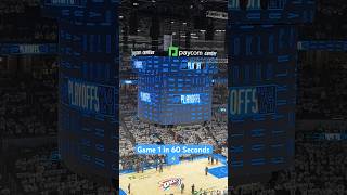 POV: you're a Thunder fan enjoying the sights and sounds of Playoff basketball at Paycom Center 🤩🙌