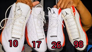 Jordan 13 Chicago/ Cherry Comparison 1998, 2010, 2017, and 2026 #sneakerreview #sneakerhead #nike 