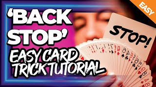 &#39;Back Stop&#39;  - Self Working Card Trick Tutorial w/ no-setup