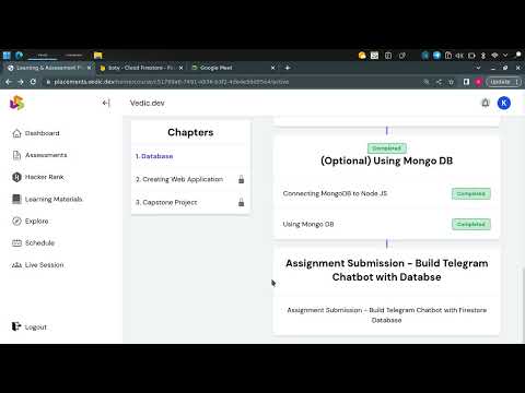 telegram chatbot using node.js||telegram bot api||firebase