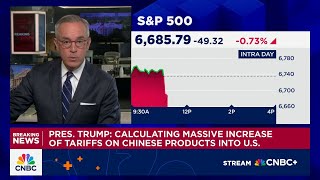 President Trump threatens 'massive' tariff increase on Chinese products into U.S.