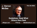 Guidelines: Read What Others Have Said- J Vernon Mcgee - Thru the Bible