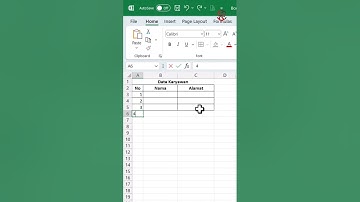 Cara Buat Tabel Otomatis di Excel #excel #tutorialexcel #belajarexcel