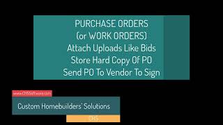 N3370 Purchase Orders/Work Orders - Attach Uploads, Store Hard Copy, Send To Vendor To Sign Online