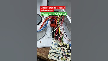 #Short|Voltage stabilizer repair online class|Skill development