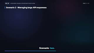 Scenario: Optimizing a Slow App & Large API Responses | React Native Interview (18.1)
